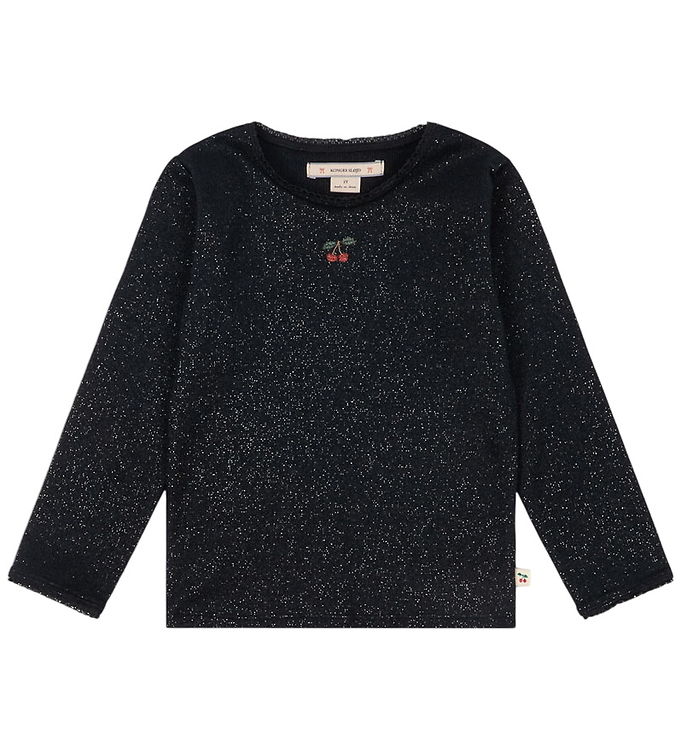 Konges Sløjd Bluse - Roli - Sort m. Glimmer Konges Sløjd Bluse - Roli - Sort m. Glimmer