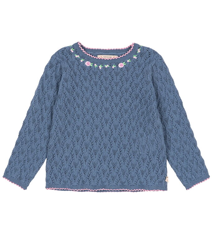 Konges Sløjd Bluse - Strik - Rosier - Ashley Blue Konges Sløjd Bluse - Strik - Rosier - Ashley Blue