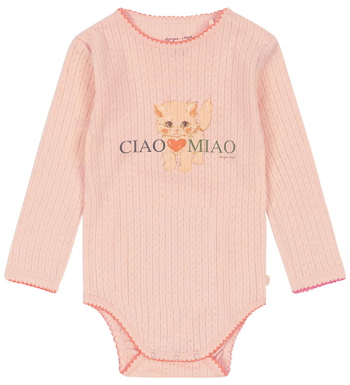 Konges Sløjd Body l/æ - Hulmønster - Minnie - Pale Blush Konges Sløjd Body l/æ - Hulmønster - Minnie - Pale Blush