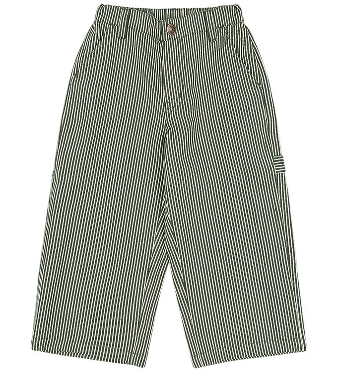 Konges Sløjd Bukser - Denim - Luc - Milk Verte Stripe