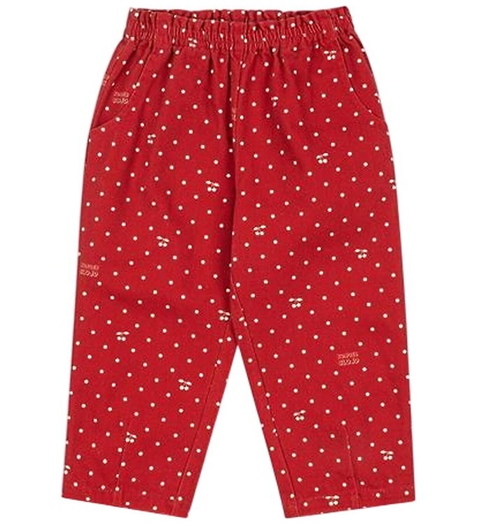 Konges Sløjd Bukser - Denim - Magot - Cherry Dot Derby Konges Sløjd Bukser - Denim - Magot - Cherry Dot Derby