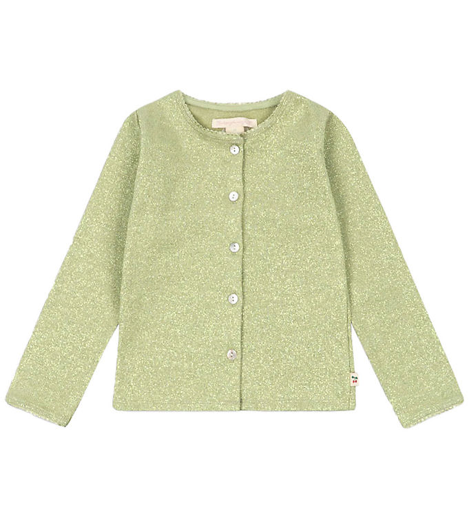 Konges Sløjd Cardigan - Roli - Leek Green m. Glitter