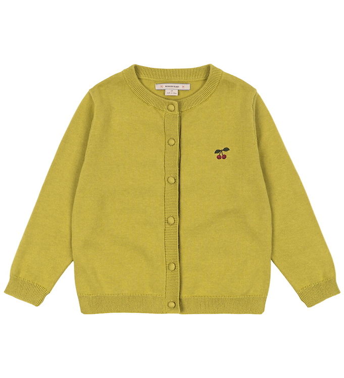 Konges Sløjd Cardigan - Strik - Cathy - Leek Green Konges Sløjd Cardigan - Strik - Cathy - Leek Green