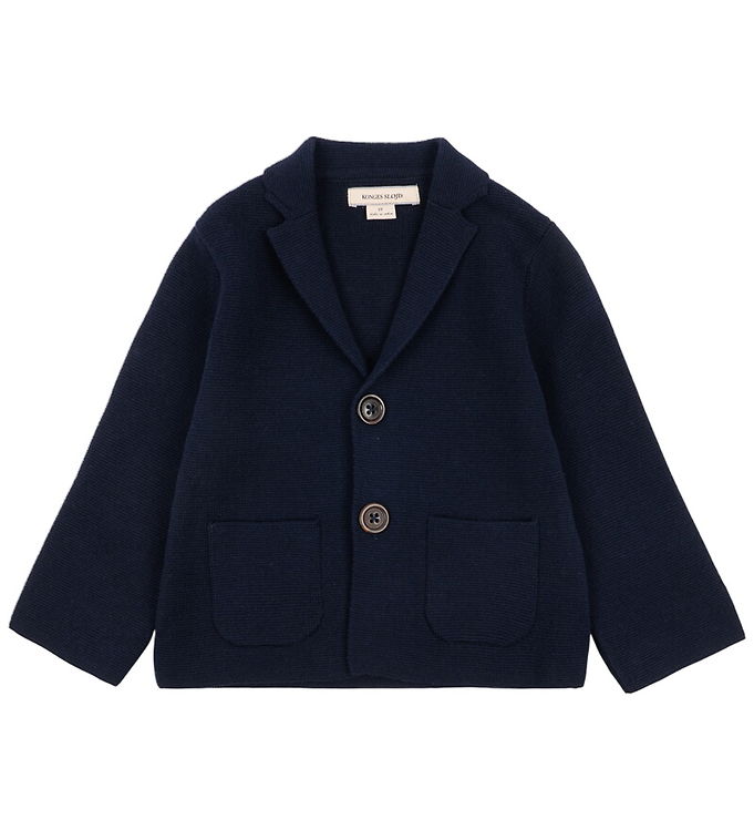 Konges Sløjd Cardigan - Strik - Gabriel - Dark Navy