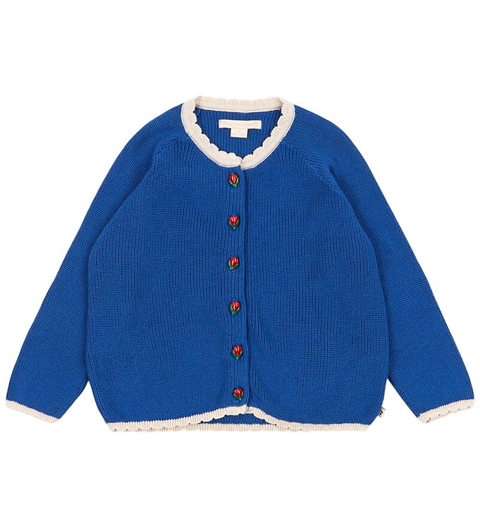 Konges Sløjd Cardigan - Strik - Lallo - Blue Konges Sløjd Cardigan - Strik - Lallo - Blue