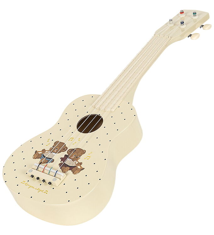 Konges Sløjd Guitar - Beige/Blå m. Teddy Bear Konges Sløjd Guitar - Beige/Blå m. Teddy Bear