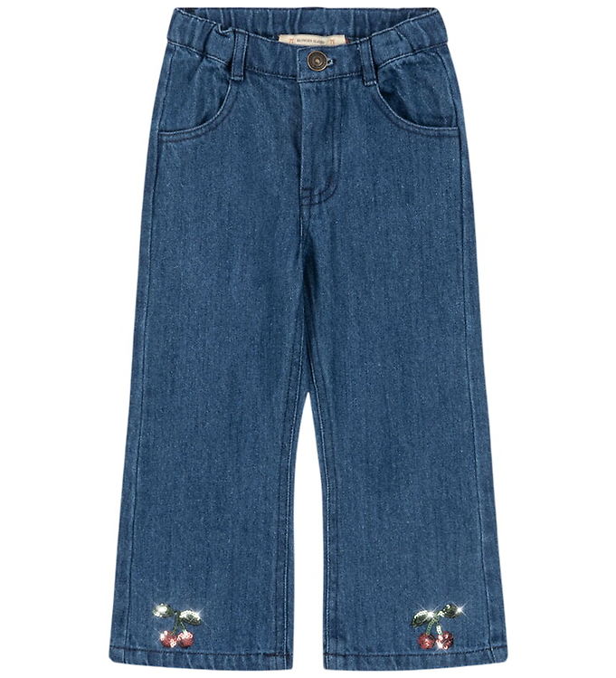 Konges Sløjd Jeans - Elba Flare - Denim Blue m. Pailletter Konges Sløjd Jeans - Elba Flare - Denim Blue m. Pailletter