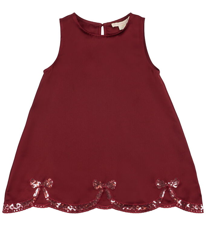 Konges Sløjd Kjole - Bowie - Merlot m. Pailletter Konges Sløjd Kjole - Bowie - Merlot m. Pailletter