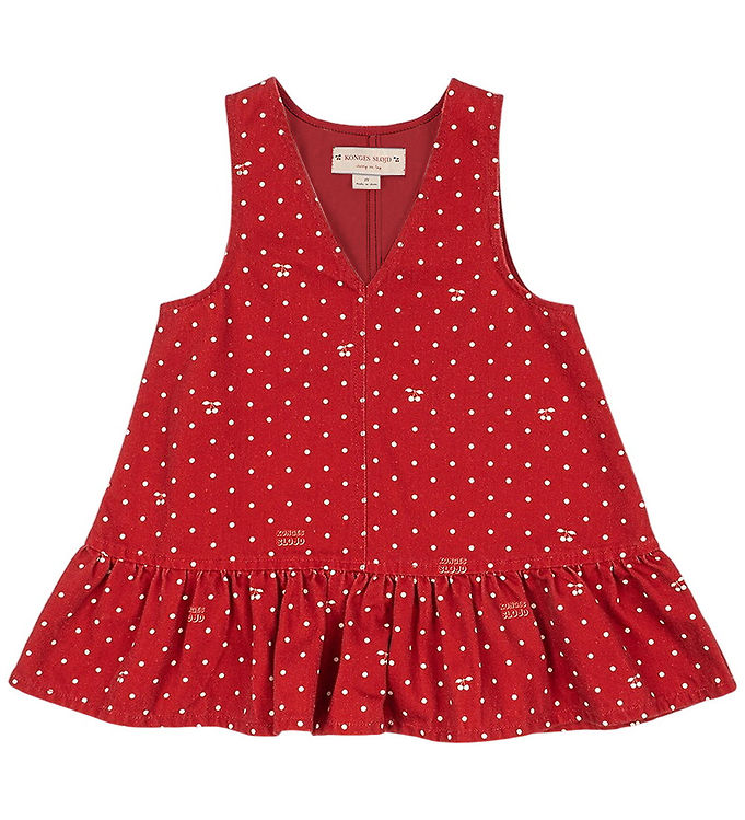 Konges Sløjd Kjole - Denim - Magot - Cherry Dot Derby Konges Sløjd Kjole - Denim - Magot - Cherry Dot Derby
