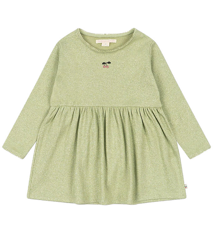 Konges Sløjd Kjole - Roli - Leek Green m. Glitter Konges Sløjd Kjole - Roli - Leek Green m. Glitter