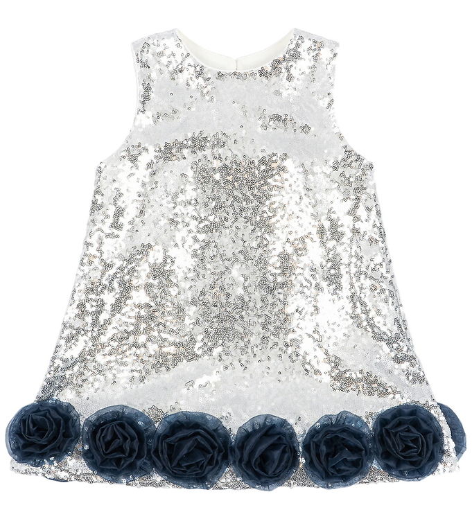 Konges Sløjd Kjole - Tindra Rose - Silver m. Pailletter Konges Sløjd Kjole - Tindra Rose - Silver m. Pailletter