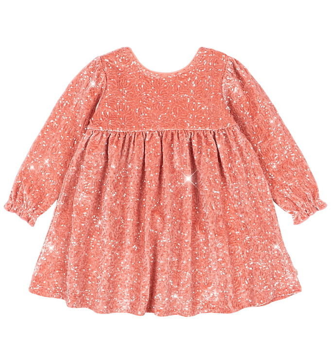 Konges Sløjd Kjole - Velour - Gia Sparkle - Lantana m. Paillette Konges Sløjd Kjole - Velour - Gia Sparkle - Lantana m. Paillette