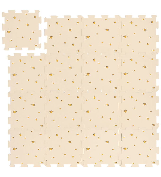 Konges Sløjd Legegulv - Skum - 115x115 cm - Lemon Konges Sløjd Legegulv - Skum - 115x115 cm - Lemon