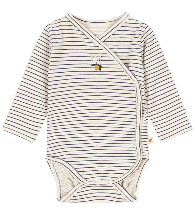 Konges Sløjd Slå-om Body l/æ - Stripe Como Konges Sløjd Slå-om Body l/æ - Stripe Como
