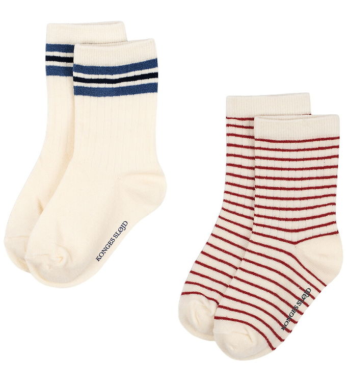 Konges Sløjd Strømper - 2-pak - Off White Konges Sløjd Strømper - 2-pak - Off White