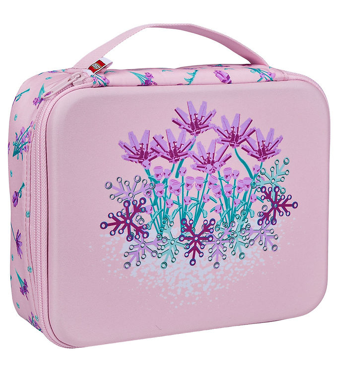 LEGOÂ® Madkasse Taske - Flowers - 3 L - Lyserød