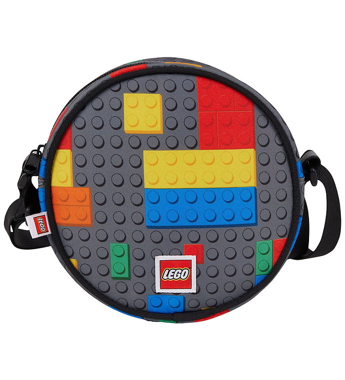 LEGOÂ® Skuldertaske - Round Crossbody - Colorful Bricks