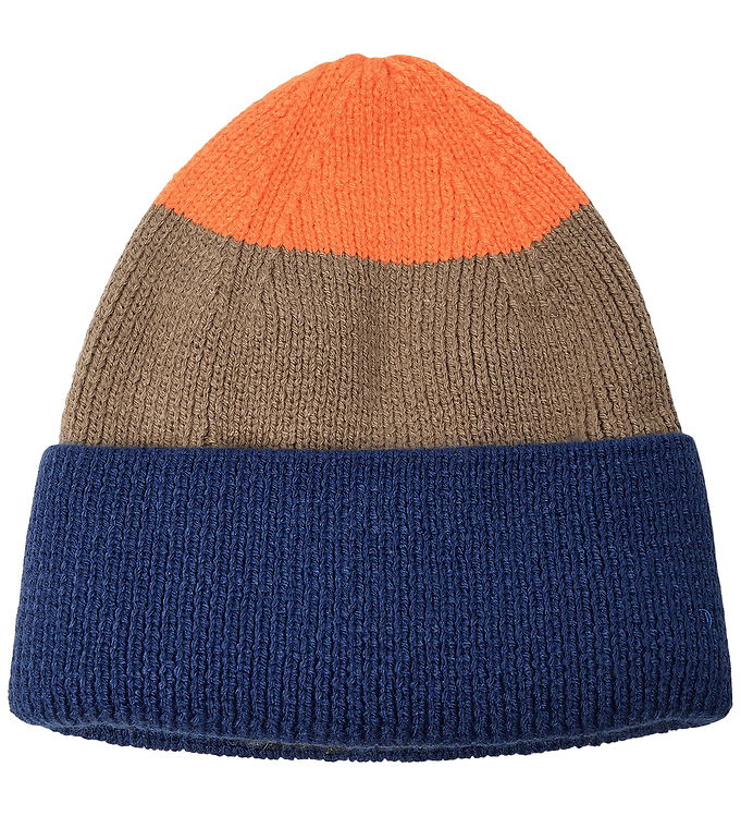 LEGOÂ® Wear Hue - Strik - LWAgan 803 - Blå/Brun/Orange