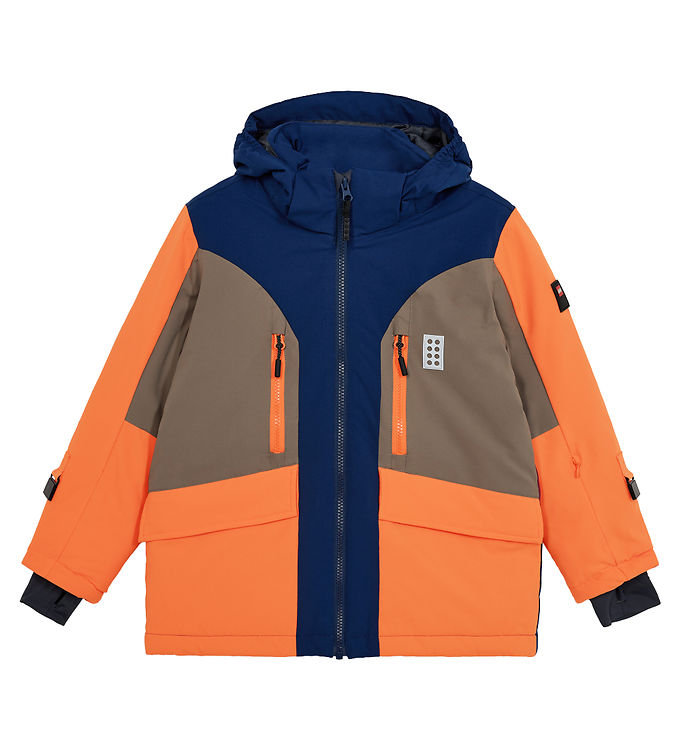 LEGOÂ® Wear Vinterjakke - LWJian 713 - Blå/Brun/Orange
