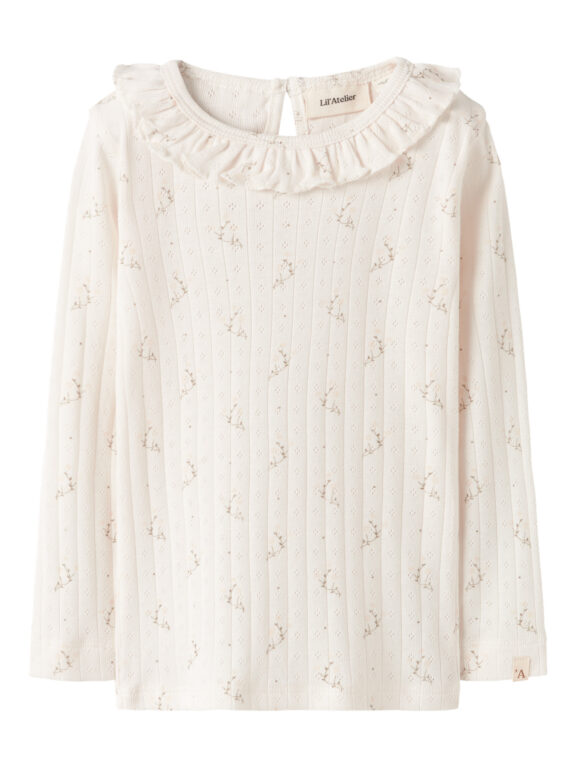 LIL ATELIER Bluse Rachello Ria Coconut Milk