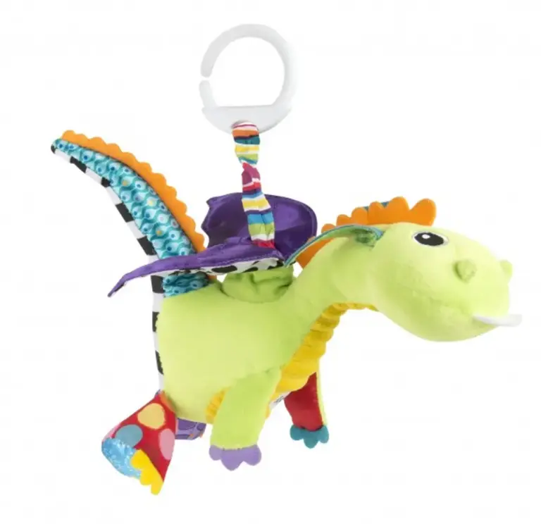 Lamaze Flip Flap Barnevognslegetøj - Drage Lamaze Flip Flap Barnevognslegetøj - Drage