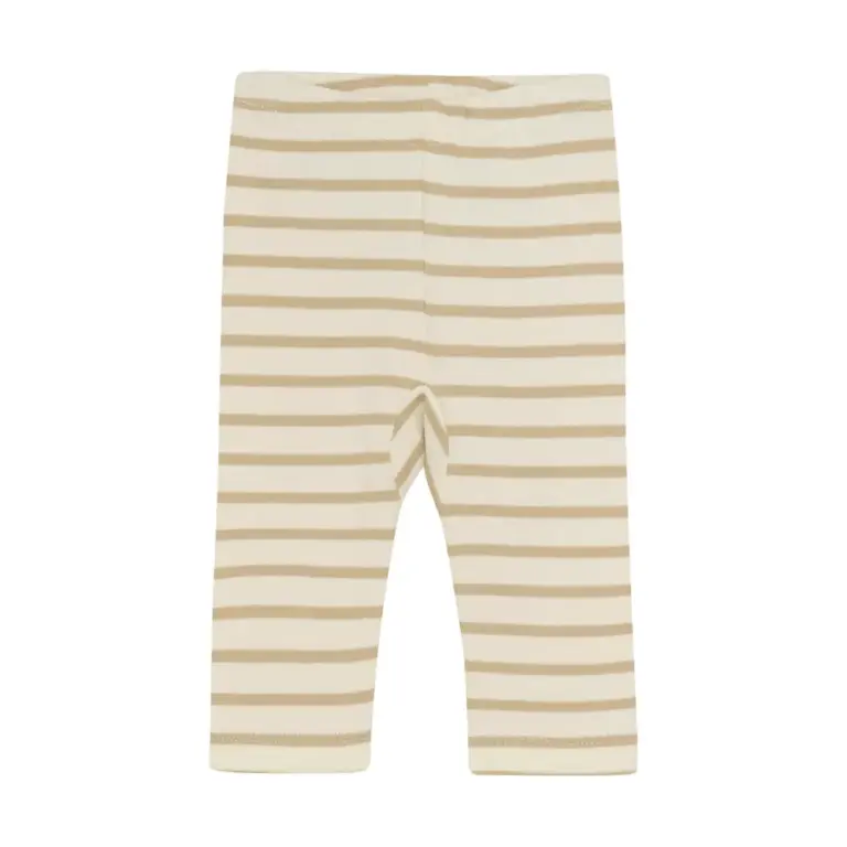 Leggings m. striber - Sesame - 50