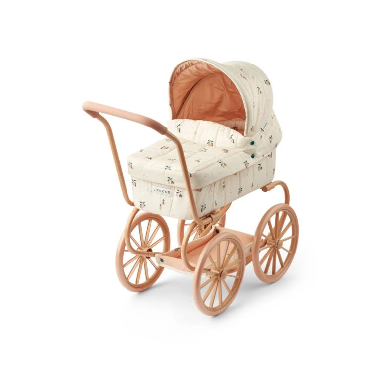 Liewood Adaline - Doll Pram - Peach / Sea Shell Liewood Adaline - Doll Pram - Peach / Sea Shell