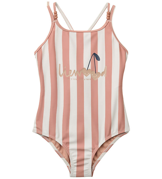 Liewood Badedragt - Suna - UV40+ - Coral Blush/Creme de la Creme