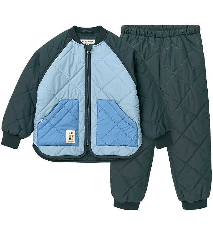 Liewood Termotøj - Zella - Beach Blue/Classic Navy Mix