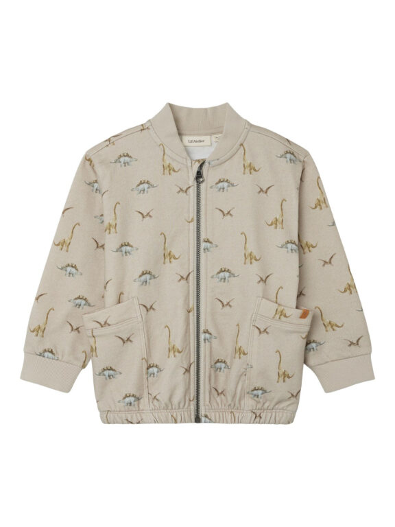 Lil Atelier Bibo Cardigan - Silver Lining - 92 cm