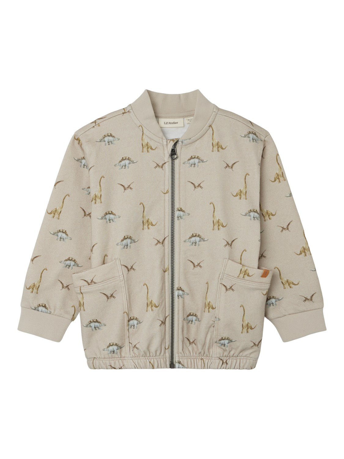 Lil Atelier Bibo Cardigan - Silver Lining - 92 cm