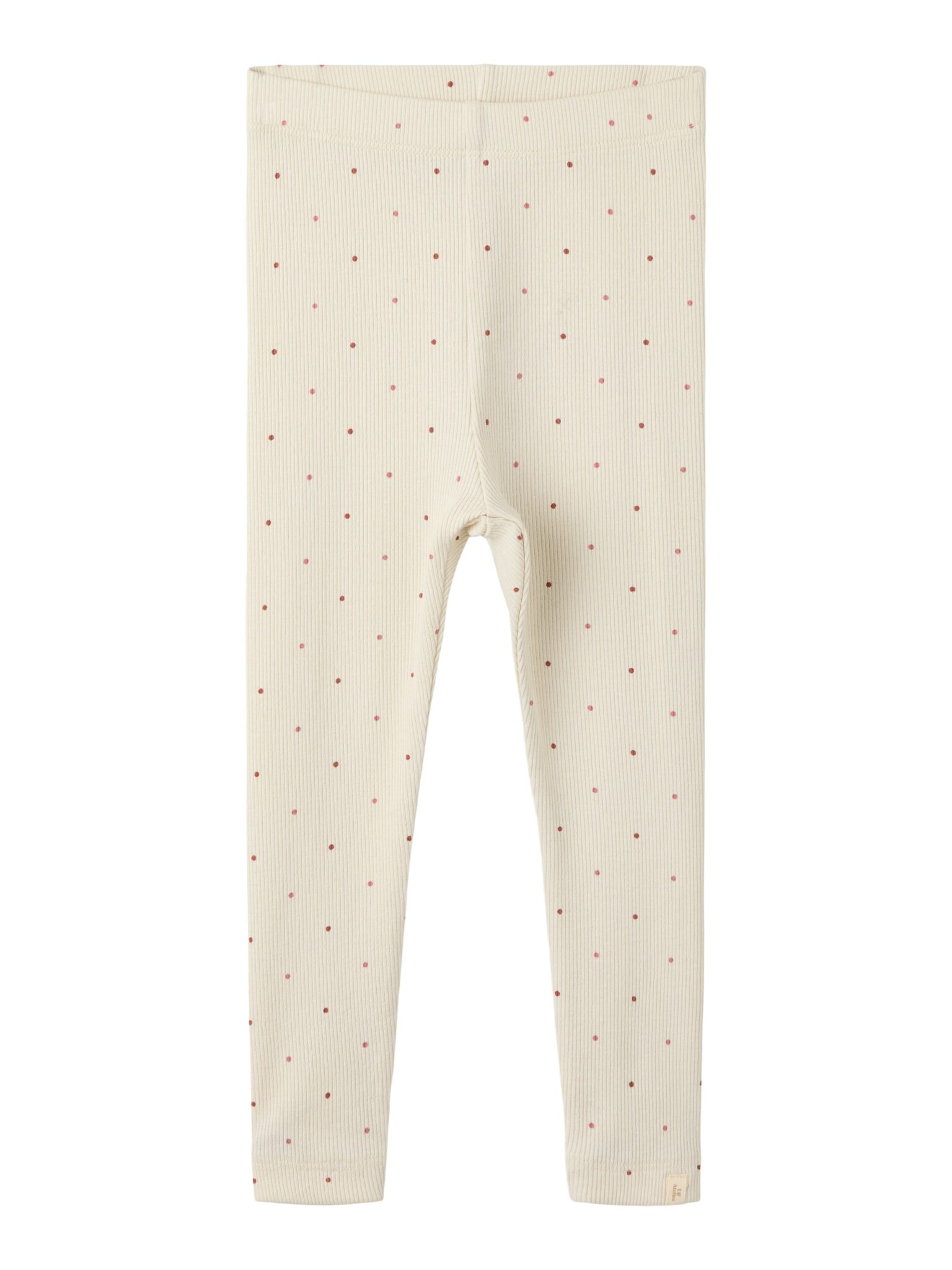 Lil Atelier Gago - Kye Slim Legging - Turtledove / Dot - 92 cm Lil Atelier Gago - Kye Slim Legging - Turtledove / Dot - 92 cm