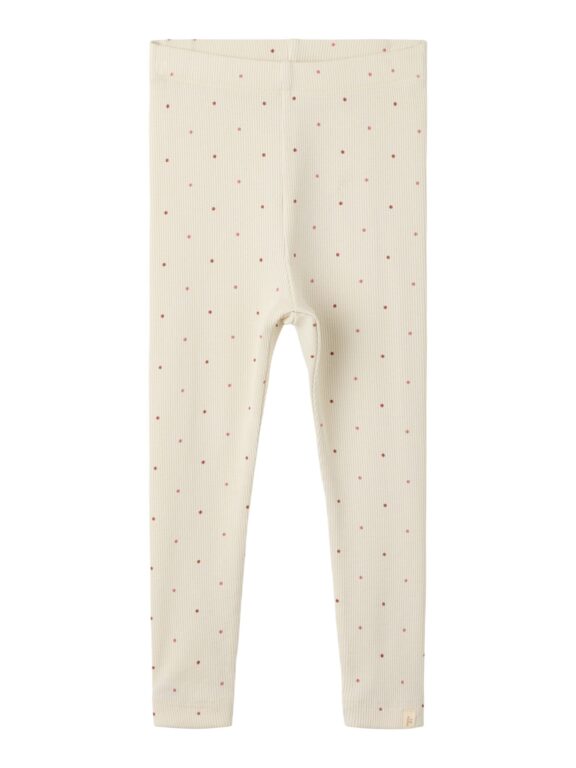 Lil Atelier Gago - Kye Slim Legging - Turtledove / Dot - 92 cm