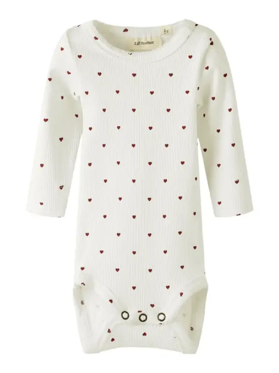 Lil' Atelier Gago Langærmet Body Slim - Coconut - 56