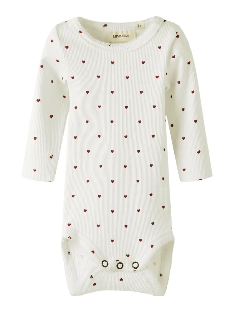 Lil' Atelier Gago Langærmet Body Slim - Coconut - 56 Lil' Atelier Gago Langærmet Body Slim - Coconut - 56