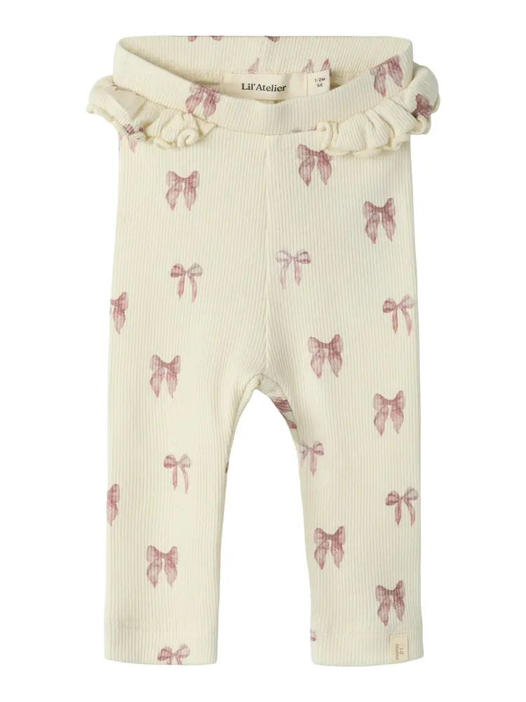 Lil' Atelier Gavo Slim Leggings - Turtledove - 56