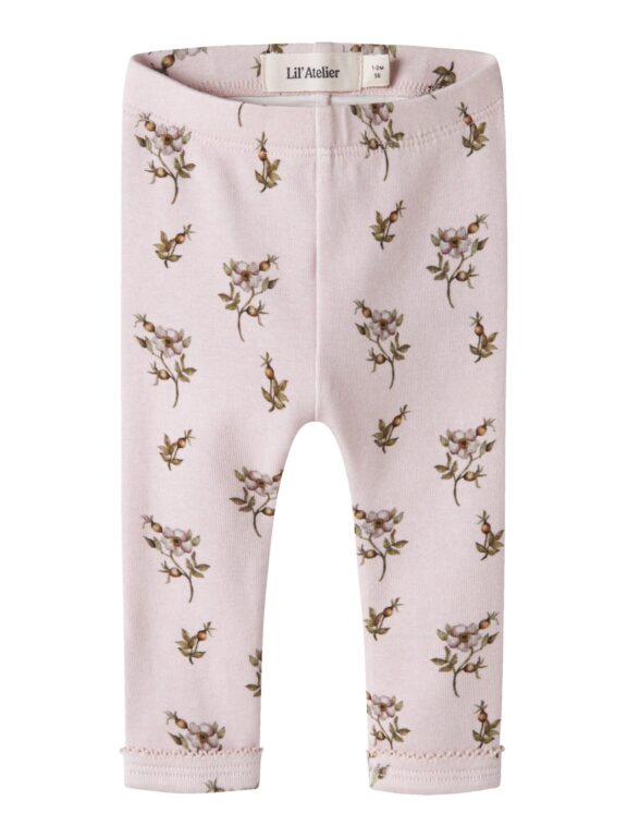 Lil Atelier Gayo - Sin Slim Leggings - Hushed Violet / Apple Rose - 56 cm