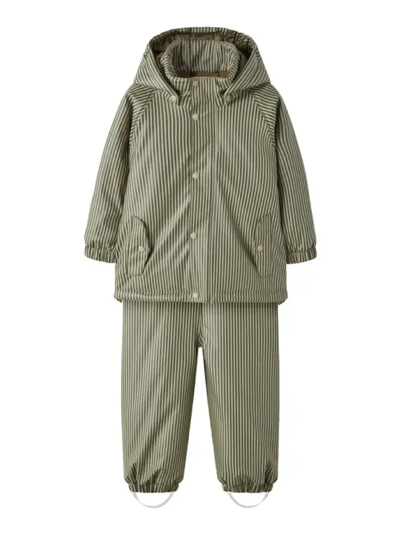 Lil' Atelier Ladry10 Pad Regnsæt - Twill - 122/128