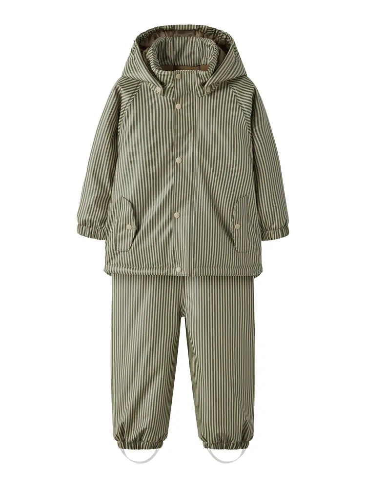 Lil' Atelier Ladry10 Pad Regnsæt - Twill - 122/128