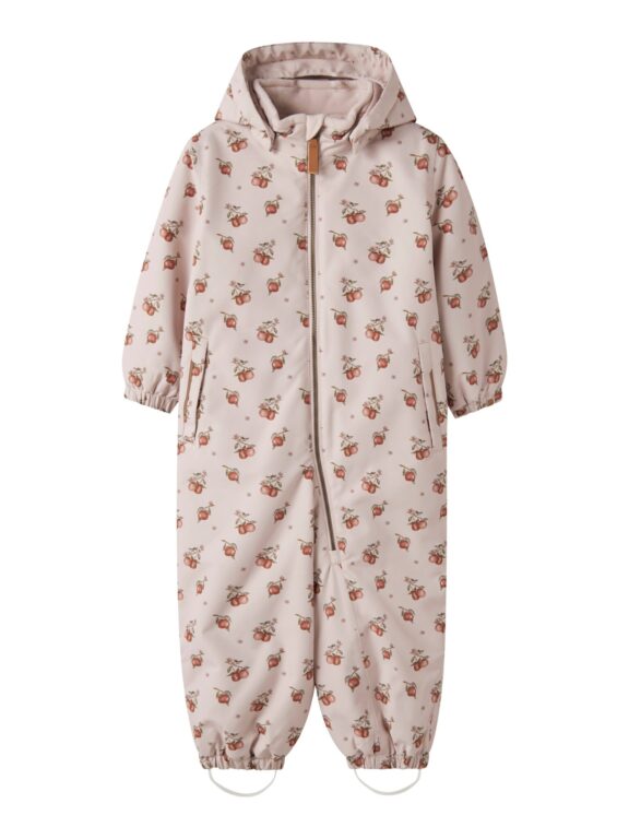 Lil Atelier Lasnow10 - Snowsuit AOP - Hushed Violet / Apples - 86 cm