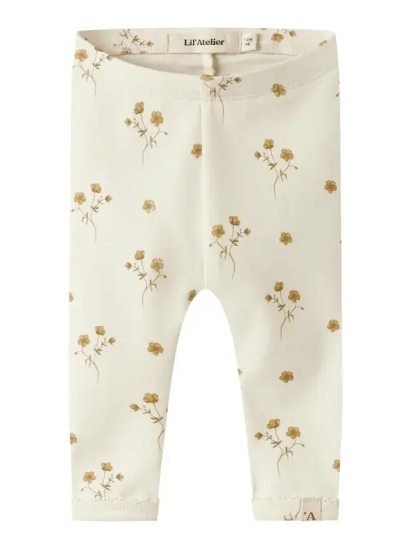 Lil' Atelier Layo Leggings - Coconut Milk - 62 Lil' Atelier Layo Leggings - Coconut Milk - 62