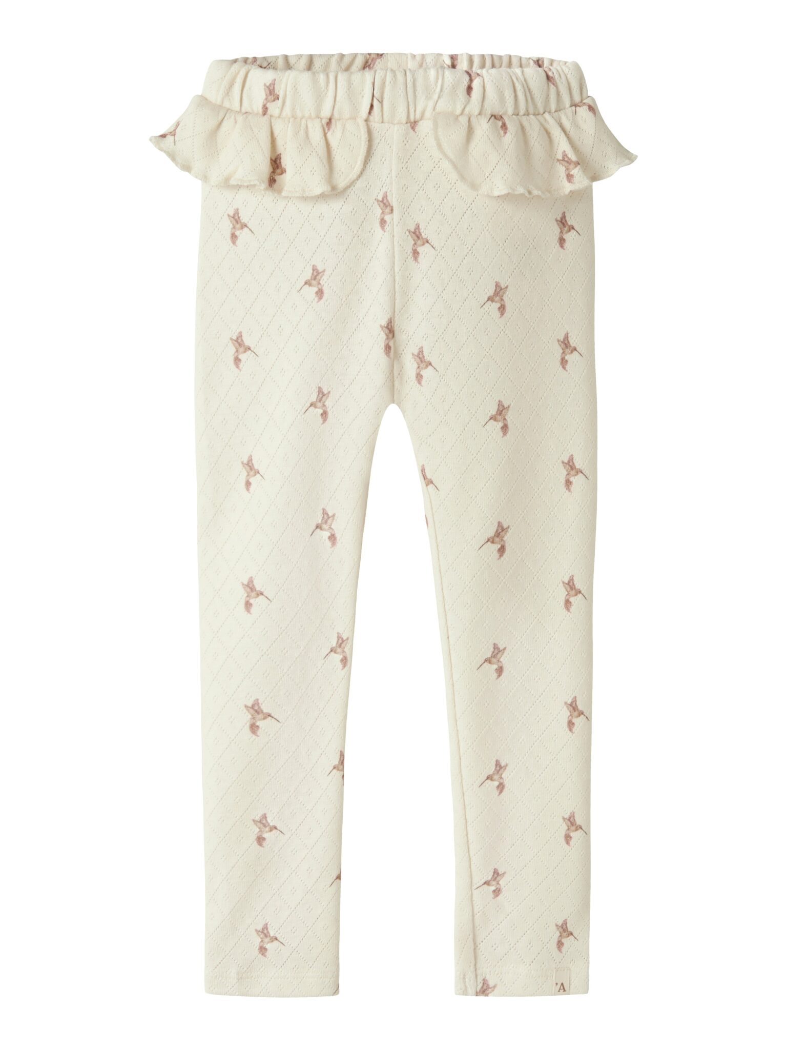 Lil Atelier Rachello - Tys Slim Leggings - Turtledove / Bird - 92 cm Lil Atelier Rachello - Tys Slim Leggings - Turtledove / Bird - 92 cm