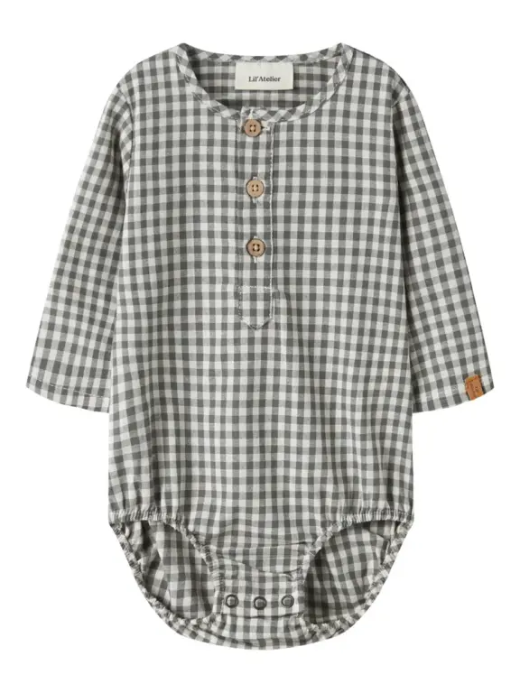 Lil' Atelier Roanne Langærmet Body - Mulled Basil - 62