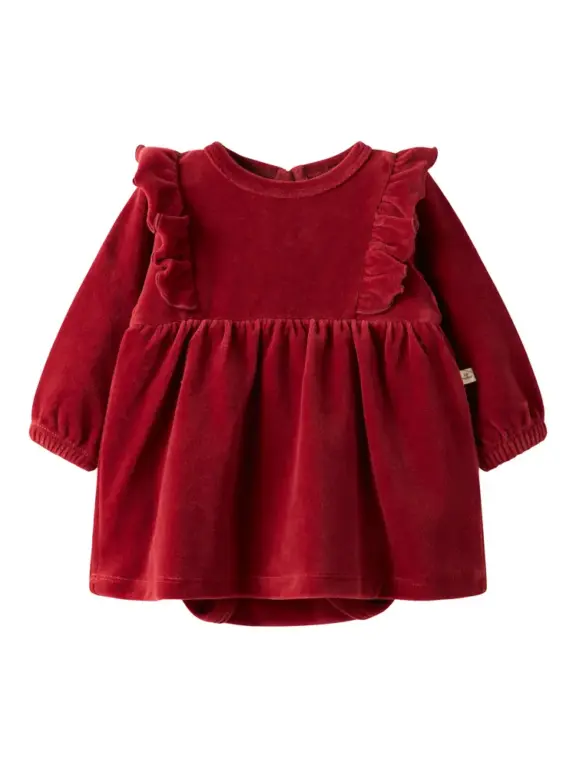 Lil' Atelier Saga Sag Bodykjole - Red Dahlia - 56