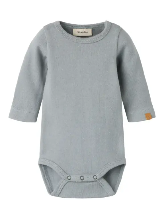 Lil' Atelier Thoro Leo Langærmet Slim Body - Monument - 56