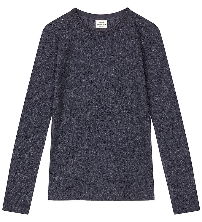 Mads Nørgaard Bluse - Rib - Talino - Parisian Night m. Glimmer
