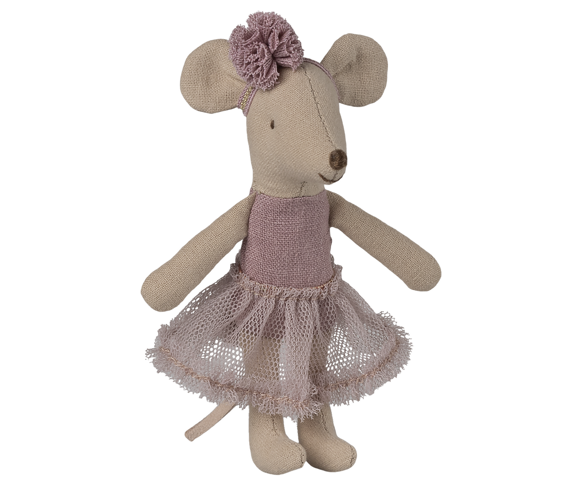 Maileg Ballerina Mus, Lillesøster – Lilla Maileg Ballerina Mus, Lillesøster – Lilla