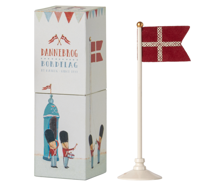 Maileg Dannebrog Bordflag - Small Maileg Dannebrog Bordflag - Small