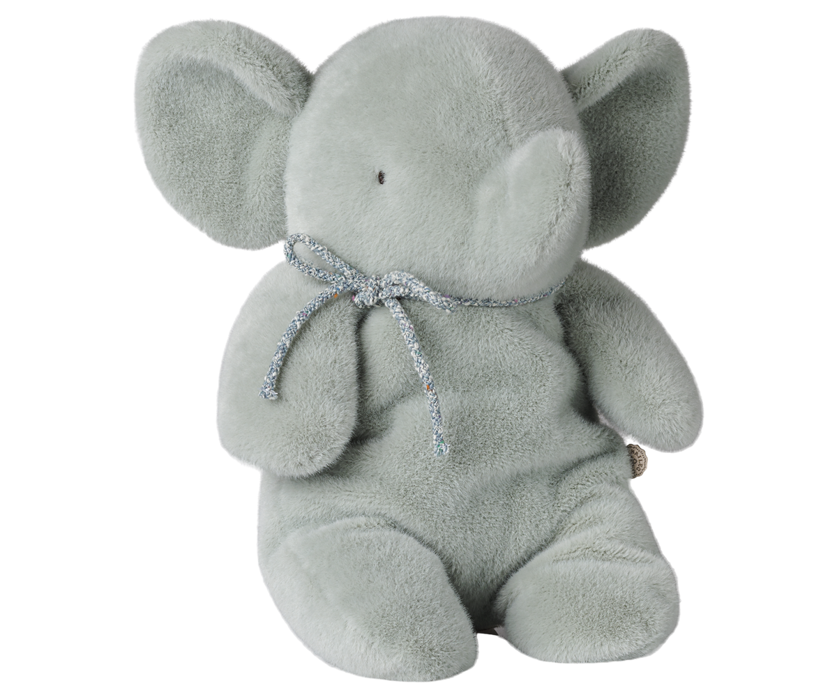 Maileg Elefant - Plys Medium - Mint Maileg Elefant - Plys Medium - Mint