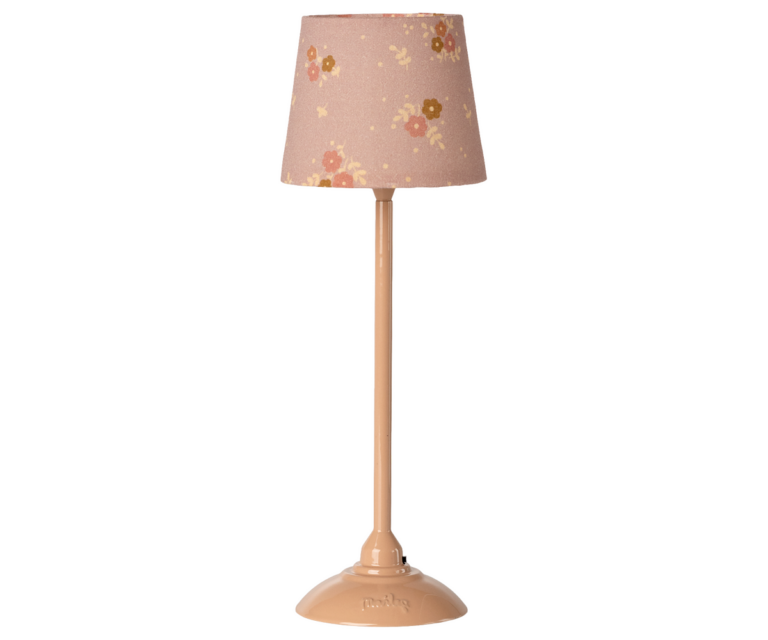 Maileg Gulvlampe, Miniature – Mørk Rosa